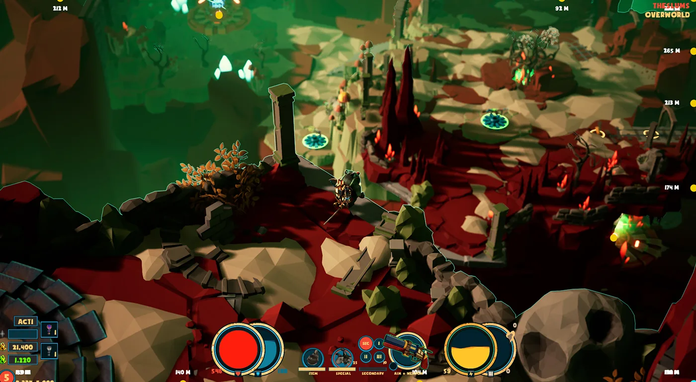 Game screenshot — exploration view